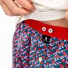 Caleçon "TULULUP" motif floral - 100% Coton bio - GOTS