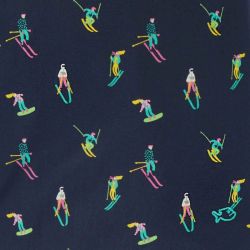 Caleçon "TOUT SCHUSS" motif ski -100% Coton bio - GOTS