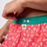 Caleçon "VALENTIN" motif coeur - 100% coton biologique GOTS
