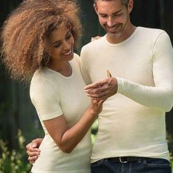 Tricot de peau manches longues - 100% Laine mérinos bio - GOTS