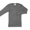 Tricot à manches longues pour homme, mélange gris, GOTS et KBT