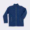 Veste cintrée homme, 100% de laine bio, bleu, GOTS et KBT 