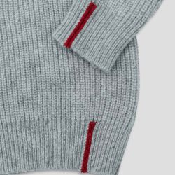 Pull col troyer homme - Laine vierge bio et soie (upcyclé)