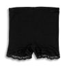 Shorty femme avec dentelle - 70% Laine vierge bio & 30% Soie