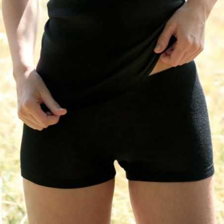 Shorty femme - 70% Laine vierge bio & 30% Soie - GOTS