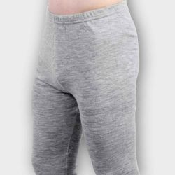 Caleçon long - 70% Laine vierge bio & 30% Soie - GOTS