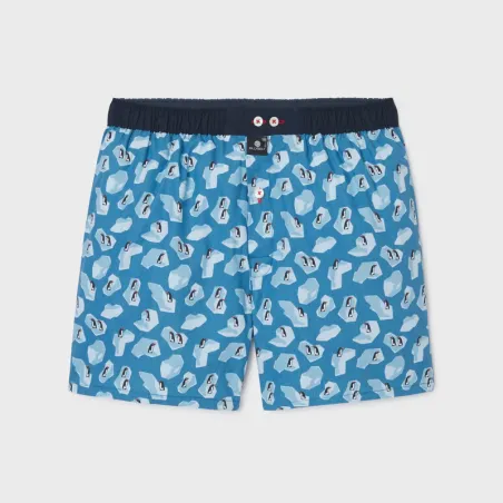 Caleçon "PINGOUIN" - 100% Coton biologique - GOTS