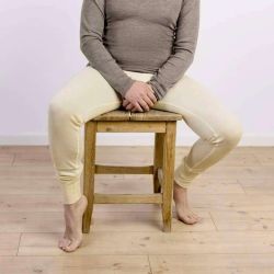 Caleçon long homme - 70% Laine vierge bio & 30% Soie - GOTS