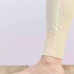 Caleçon long homme - 70% Laine vierge bio & 30% Soie - GOTS