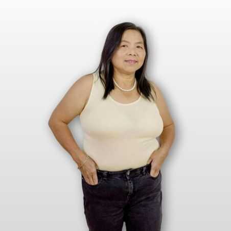 Débardeur femme - 70% Laine vierge bio & 30% Soie - GOTS