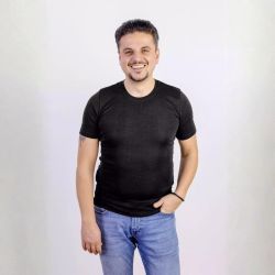 Maillot de corps manches courtes - 70% Laine vierge bio & 30% Soie - GOTS