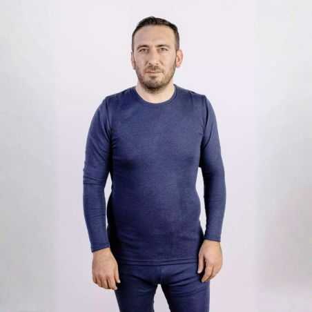 Tricot de peau manches longues - 70% Laine vierge bio et 30% Soie - GOTS