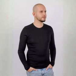 Tricot de peau manches longues - 70% Laine vierge bio et 30% Soie - GOTS