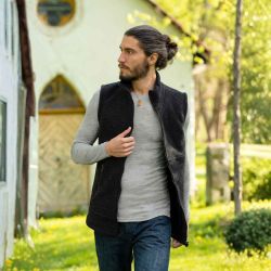 Tricot de peau manches longues - 70% Laine vierge bio et 30% Soie - GOTS