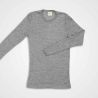 Tricot de peau manches longues - 70% Laine vierge bio et 30% Soie - GOTS
