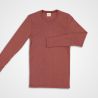 Tricot de peau manches longues - 70% Laine vierge bio et 30% Soie - GOTS