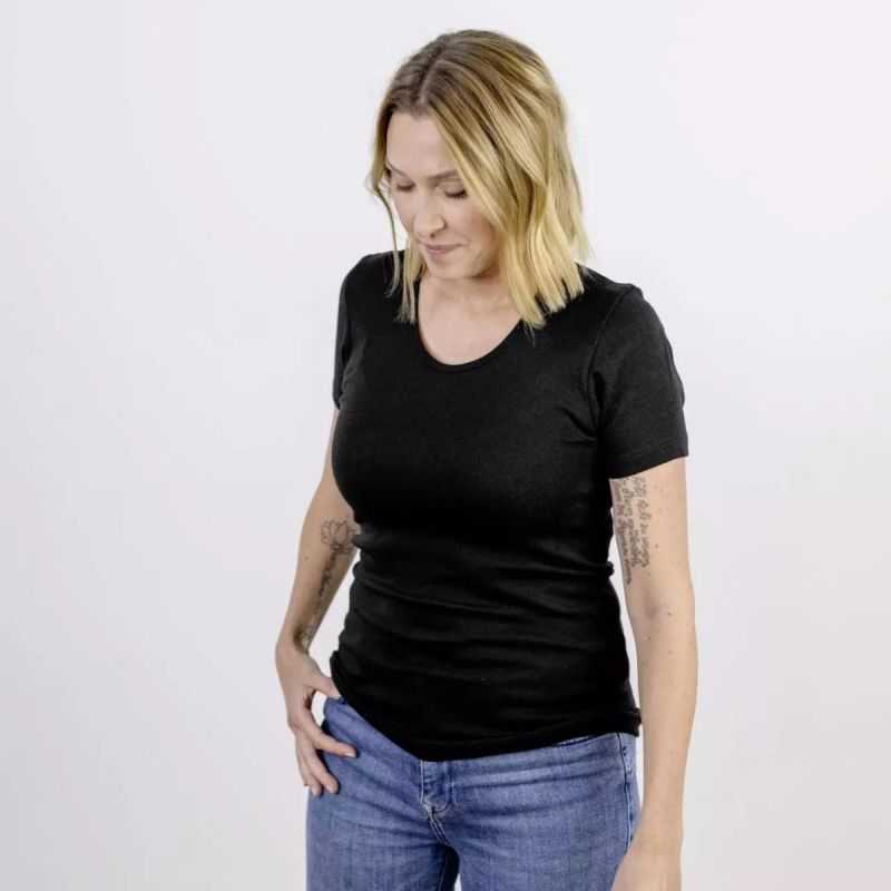 Tricot de peau manches courtes - 100% Laine vierge bio