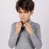 Sous-pull enfant col roulé - 70% Laine vierge bio & 30% Soie - GOTS