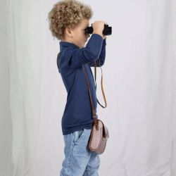 Sous-pull enfant col roulé - 70% Laine vierge bio & 30% Soie - GOTS