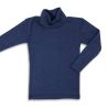Sous-pull enfant col roulé - 70% Laine vierge bio & 30% Soie - GOTS