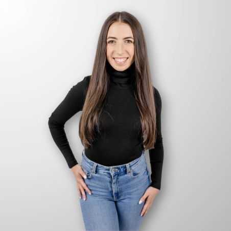 Sous-pull col roulé - 70% Laine vierge bio & 30% Soie