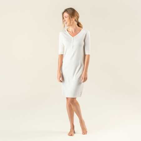 Chemise de nuit "RETIEBA", 100% coton bio