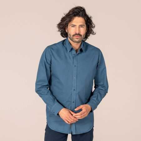 Chemise "PONTER" en sergé - 100% Coton bio