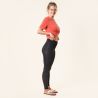 Leggings "LISA" ceinture large - 92% Coton bio - GOTS