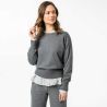 Pullover en tricot fin "UNDINE" – Coton bio et laine