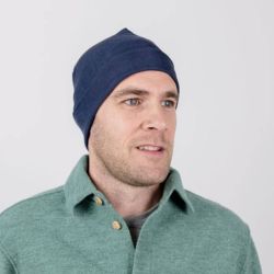 Bonnet coupe beanie - Laine vierge bio & Soie