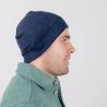 Bonnet coupe beanie - Laine vierge bio & Soie