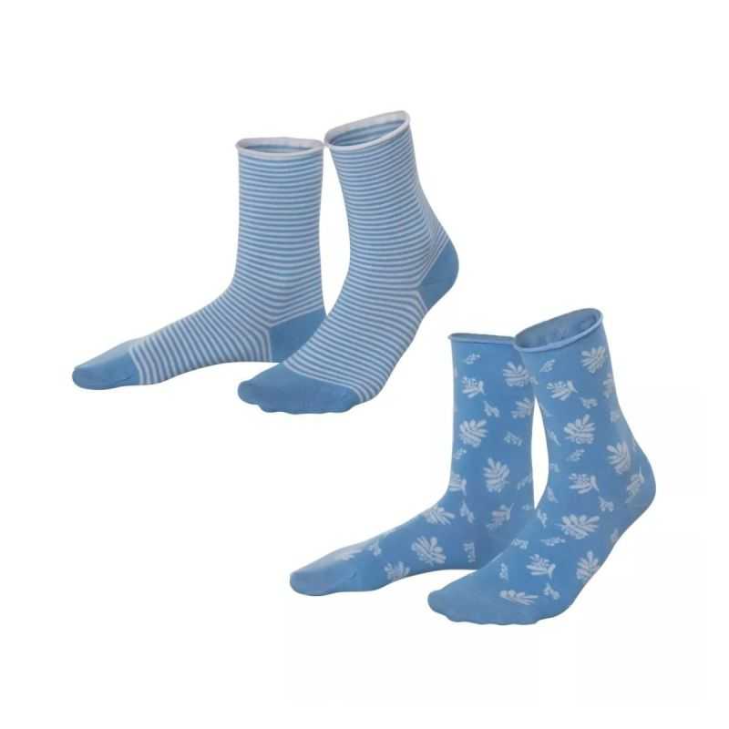 Lot de 2 paires de chaussettes Alexis en coton bio