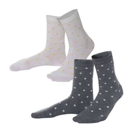 Chaussettes "BETTINA" en 98% de coton bio, GOTS et FWF