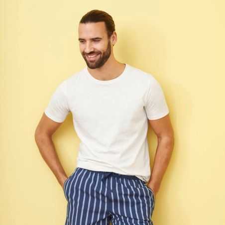 Lot de 2 t-shirts en coton bio, blanc, FABIAN
