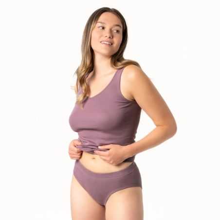 Culotte taille haute "JADE", 100% coton bio