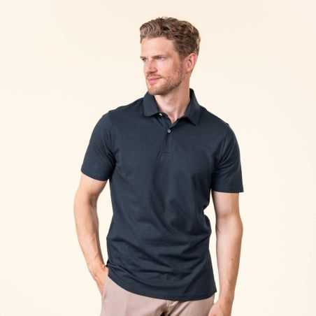 Polo en piqué "TIRMON" - Coton bio & Viscose