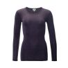 T-shirt manches longues "BIANCA" laine, GOTS