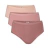 Lot de 3 slips "POLLY" coton bio, GOTS et VEGAN