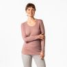 Haut de pyjama "SALISA" 100 % coton bio, vert, GOTS et VEGAN