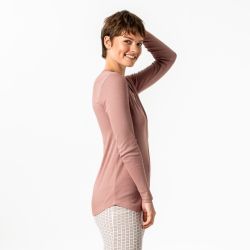 Haut de pyjama "SALISA" 100 % coton bio, vert, GOTS et VEGAN