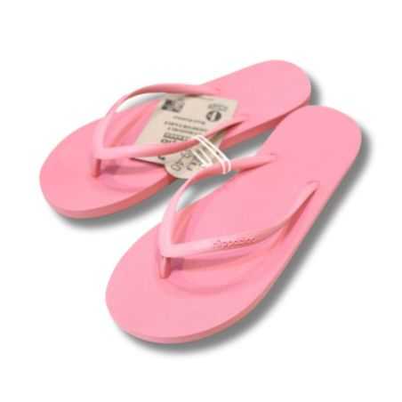 Tongs "LA CIOTAT" Semelle rose - Strap rose