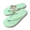 Tongs "MANILLE" - Semelle & strap vert clair