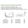 Tongs gris foncé et marron