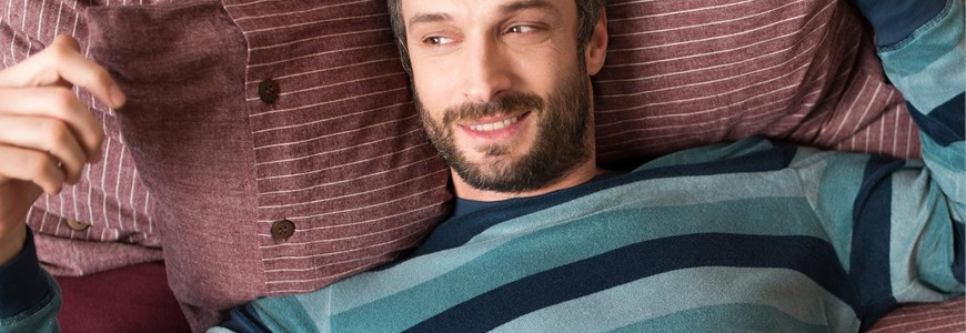Pyjama coton biologique pour homme