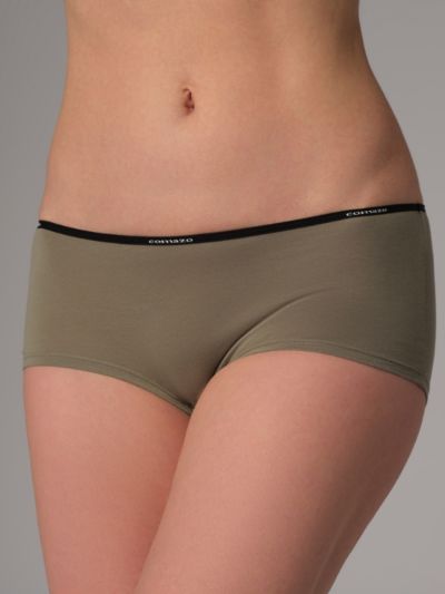 Culotte, couleur olive, 92% coton biologique, GOTS, Fairtrade