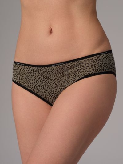 Culotte jazz confortable, Olive imprimé, GOTS, fairtrade