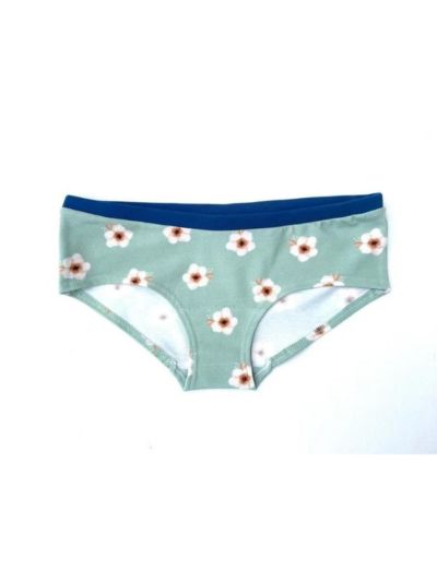 Ligne "A COLORIO "fleurs de coton" shorty/Boxer 95% coton bio