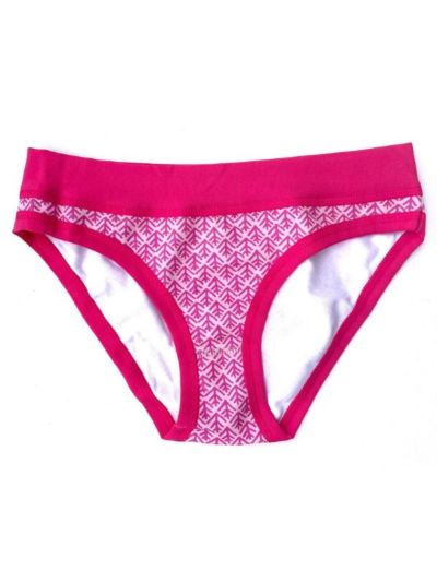 Ligne "Trees" culotte 95% de coton bio, rose 
