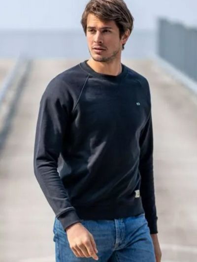 Sweatshirt 100% coton bio (400gr/m2),  BILLYBELT gris 