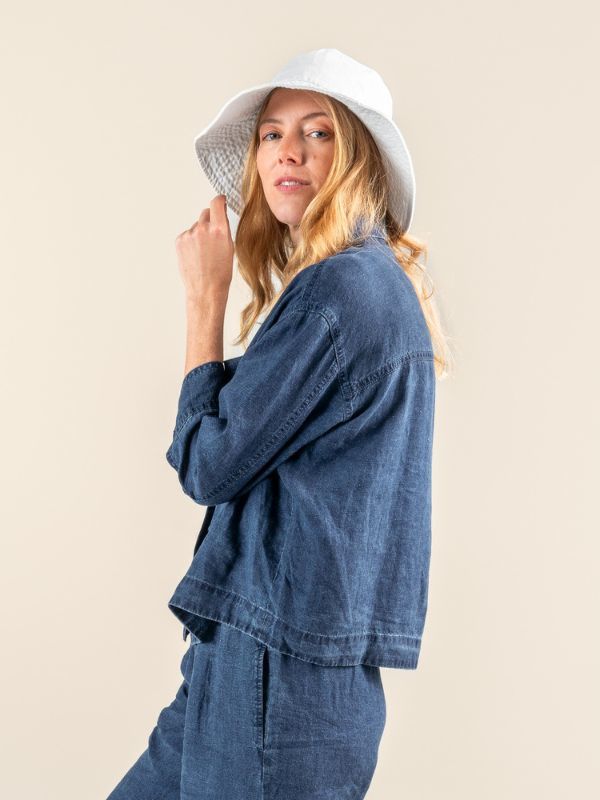Veste lin femme hotsell